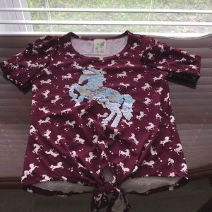 Kids Unicorn long sleeve top